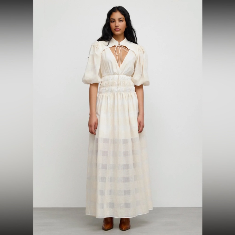 Significant Other Kingsley Gingham Maxi Dress